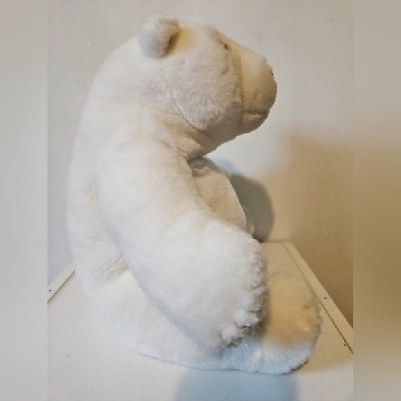 Vintage Lou Rankin 10" sitting polar bear puppet - Picture 4 of 9